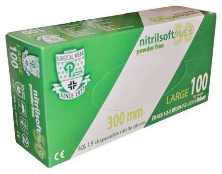 Paperlynen NITRILSOFT PLUS 50 R51300623 100 pc(s) Disposable glove Size (gloves): S-1