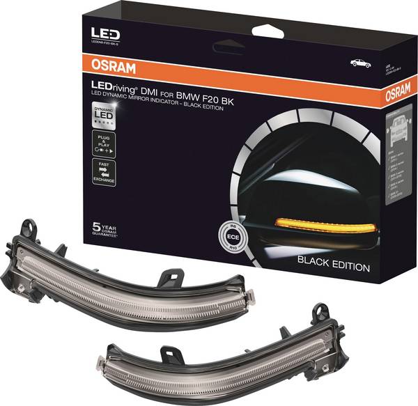Osram Automotive LEDDMI F20 BK S LEDriving® Black Edition Wing mirror turn signal BMW BMW X1, BMW 4 Series, BMW 3 Series, BMW 2 Series, BMW 1 Series