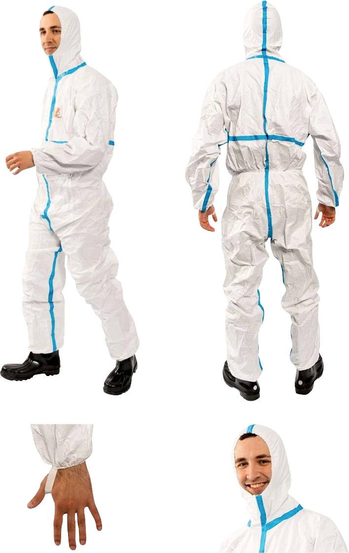 PROTEC PLUS 5734 Overalls Size: XXL White-2