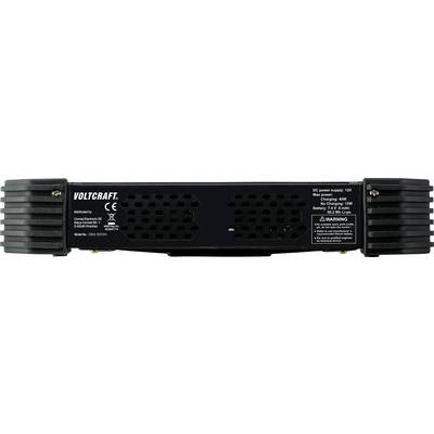 Device by Voltcraft, front side with ventilation grilles. It is a charger with specifications for voltage and power.