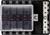 'Fuse box with ten red LED indicators and label "BLADE FUSE". Shows ten potential fuse slots and an earth rail.'