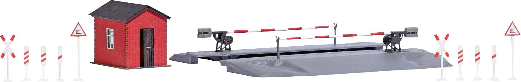 Busch Feldbahn 1396 H0 Barrier posts with barrier-0