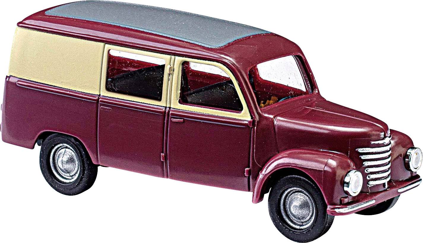Busch 8662 TT Car Framo V901/2 estate wine red/beige-0