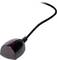 A dark, hemispherical infrared receiver with a long cable for wireless signal transmission from remote controls.