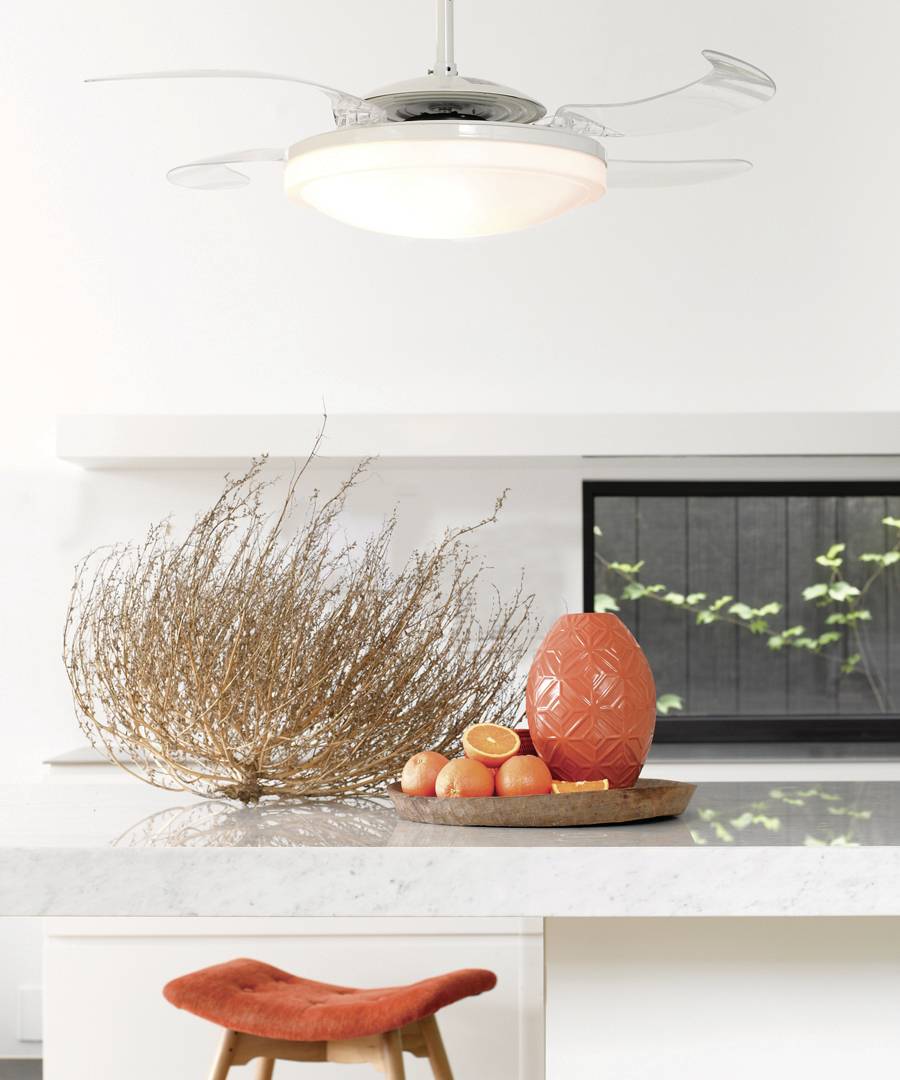 Fanaway Evo 2 Ceiling fan 60 W (Ø x H) 122 cm x 42 cm Chrome (glossy) Timer-4