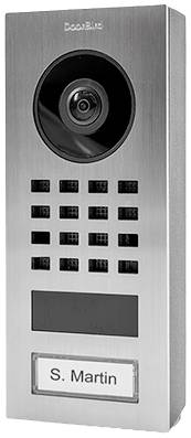 DoorBird D1101V Aufputz IP video door intercom Wi-Fi, LAN Outdoor panel V2A stainless steel (brushed)
