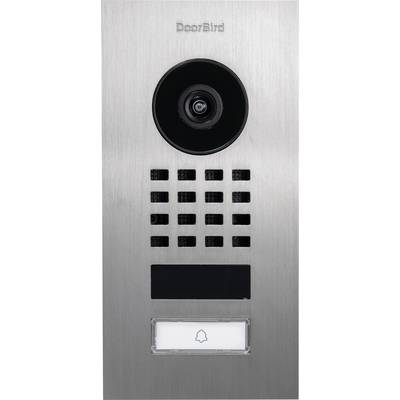   DoorBird  D1101V Unterputz    IP video door intercom  Wi-Fi, LAN  Outdoor panel    V4A stainless steel (brushed)
