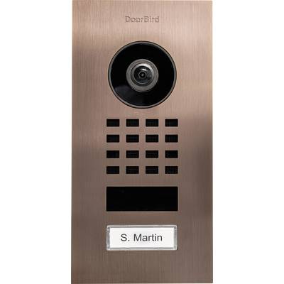   DoorBird  D1101V Unterputz    IP video door intercom  Wi-Fi, LAN  Outdoor panel    V2A stainless steel (brushed), Bron
