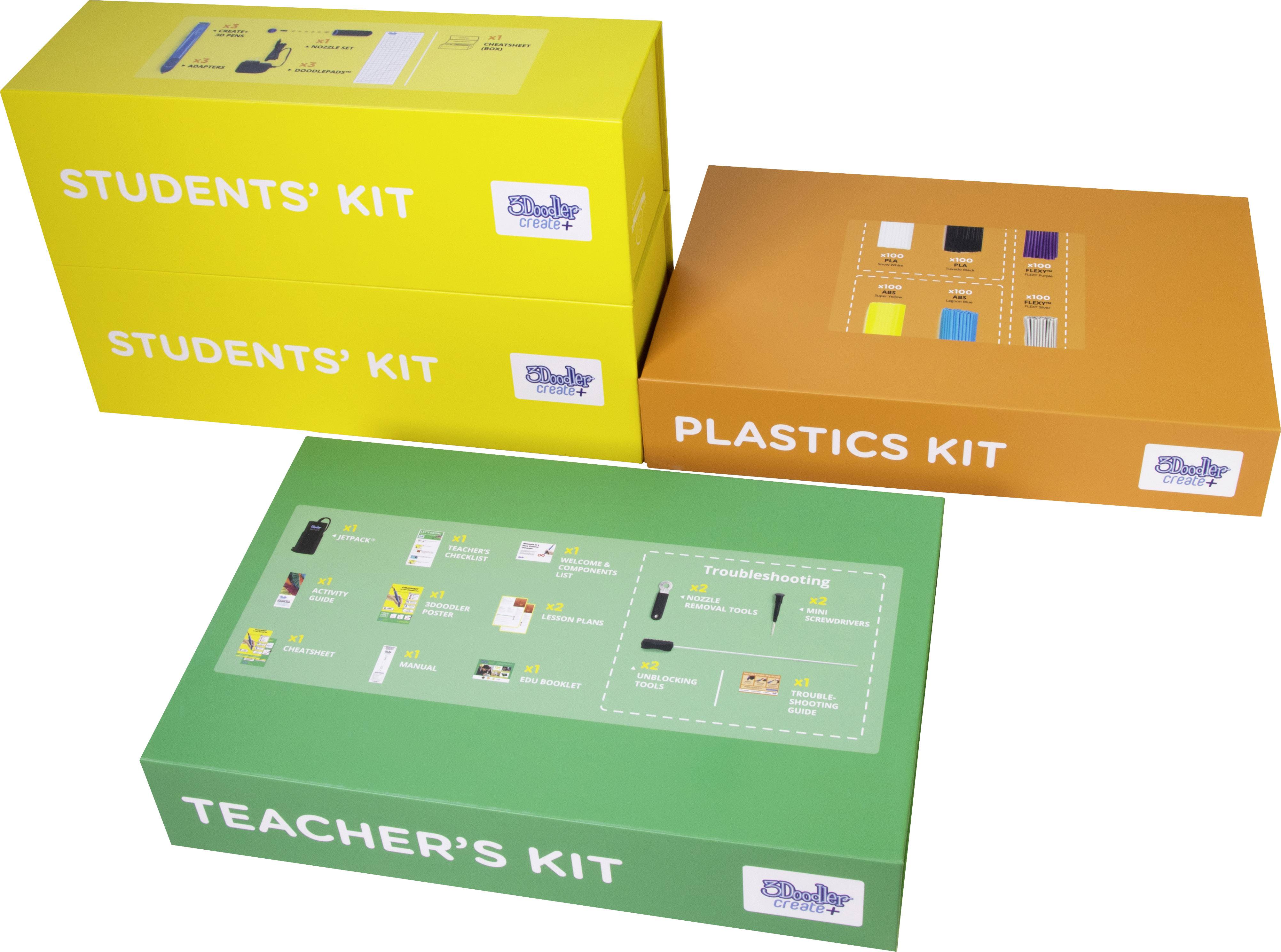 3Doodler MINT Schulset Create+ Learning 3D printer pen 1.75 mm