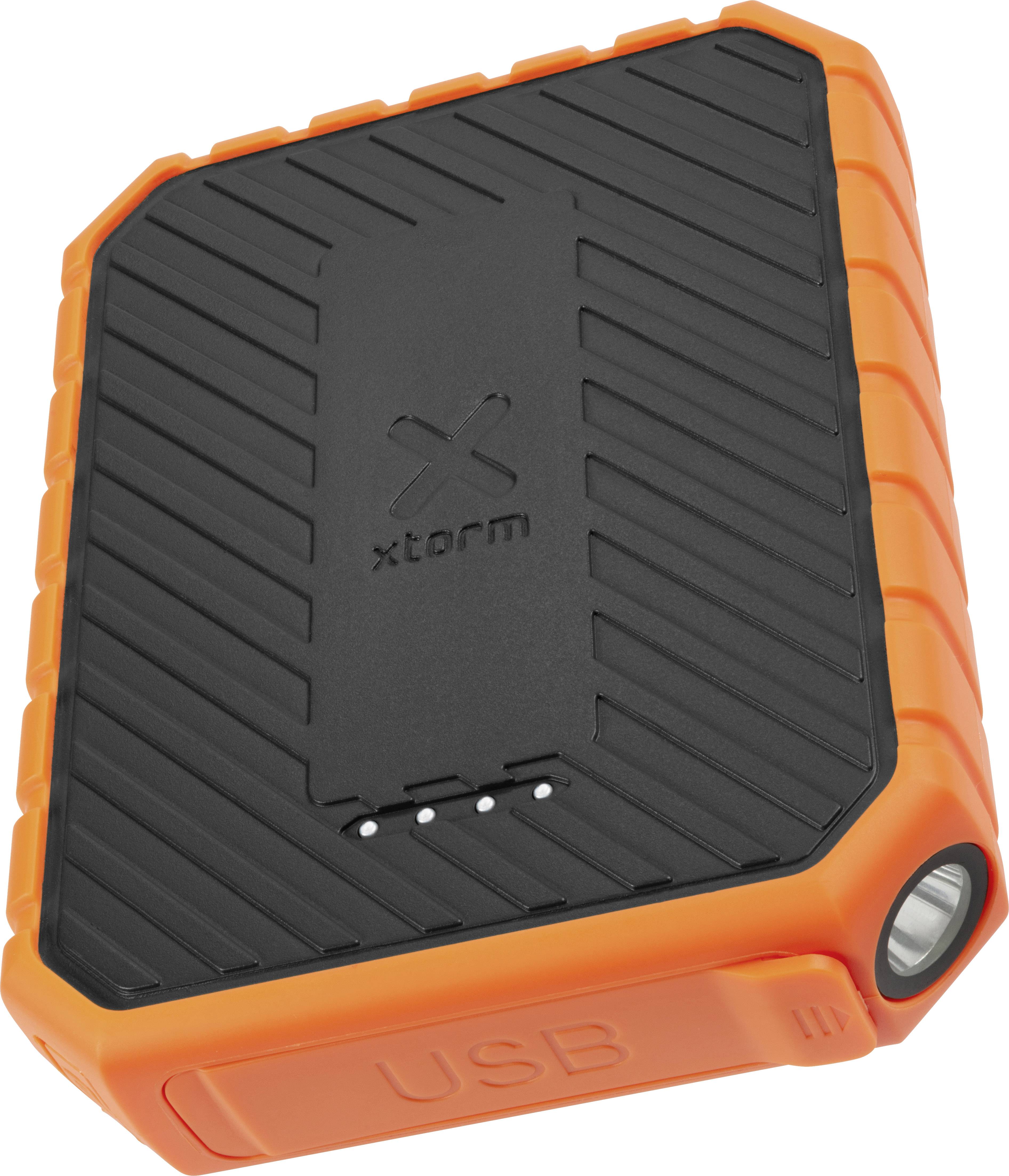 Xtorm by A-Solar Rugged 10000 Power bank 10000 mAh Quick Charge 3.0, Power Delivery LiPo USB type A, USB C® Orange, Blac-11