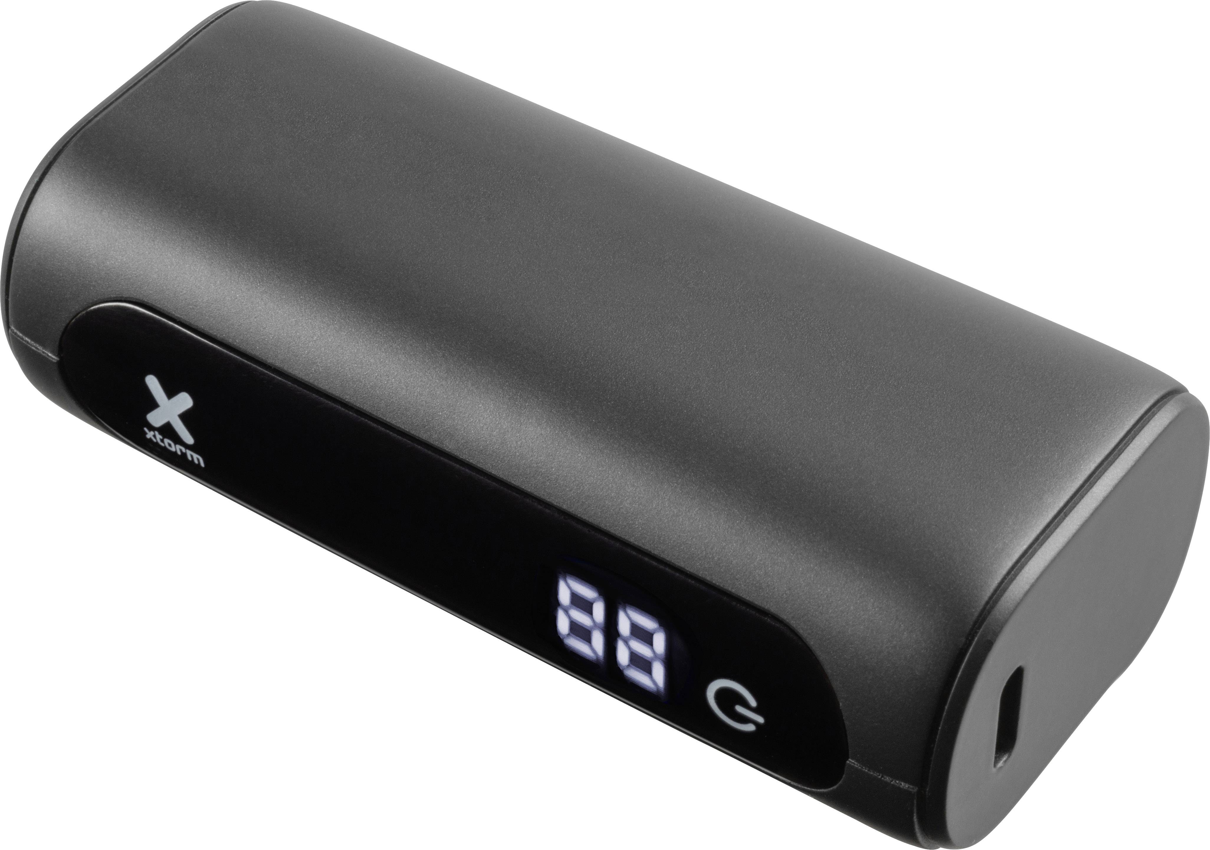 Xtorm by A-Solar Go5000 Power bank 5000 mAh LiPo Spaceship grey Status display-7