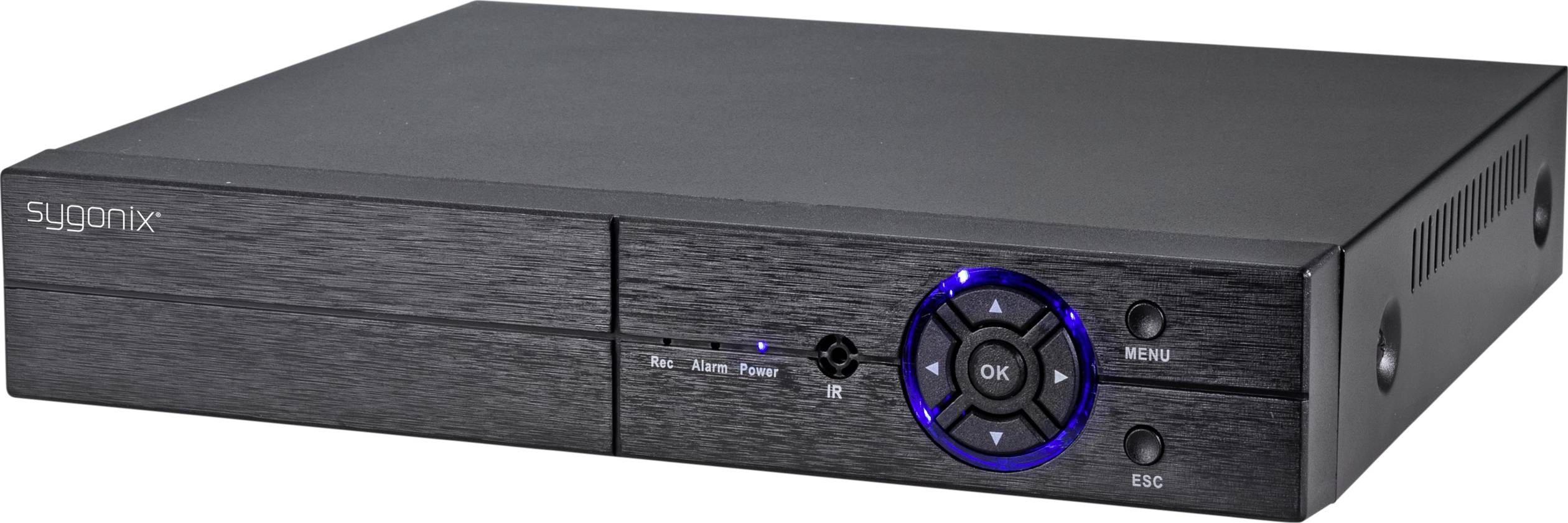 Sygonix SY-4536210 4-channel (Analog, AHD, HD-CVI, HD-TVI, IP) HD-SDI digital recorder-0