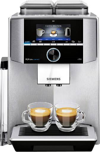Siemens Hausgeräte TI9578X1DE TI9578X1DE Fully automated coffee machine Stainless steel, Black-0