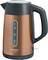A copper-coloured kettle by Bosch with a water level indicator on the side. Capacity up to 1.7 litres.