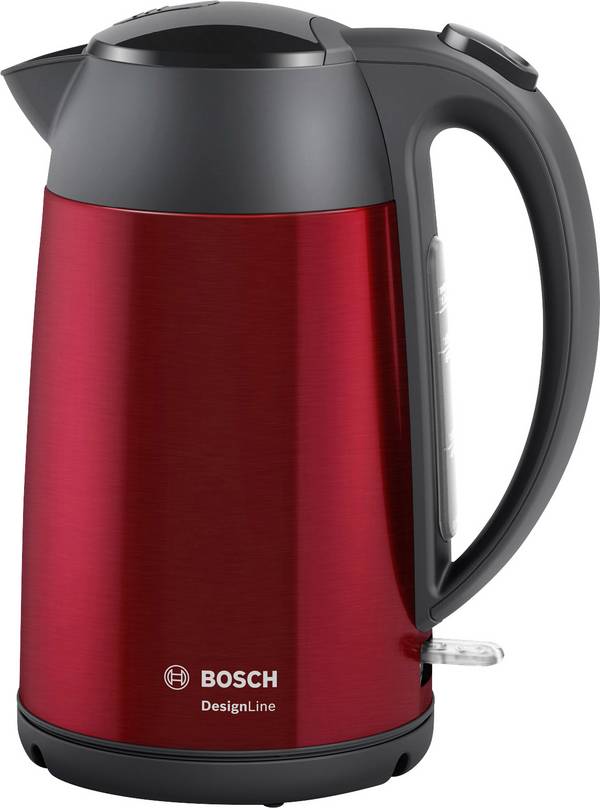 Bosch Haushalt TWK3P424 Kettle cordless, Overheat protection Red Capacity: 1.7 l