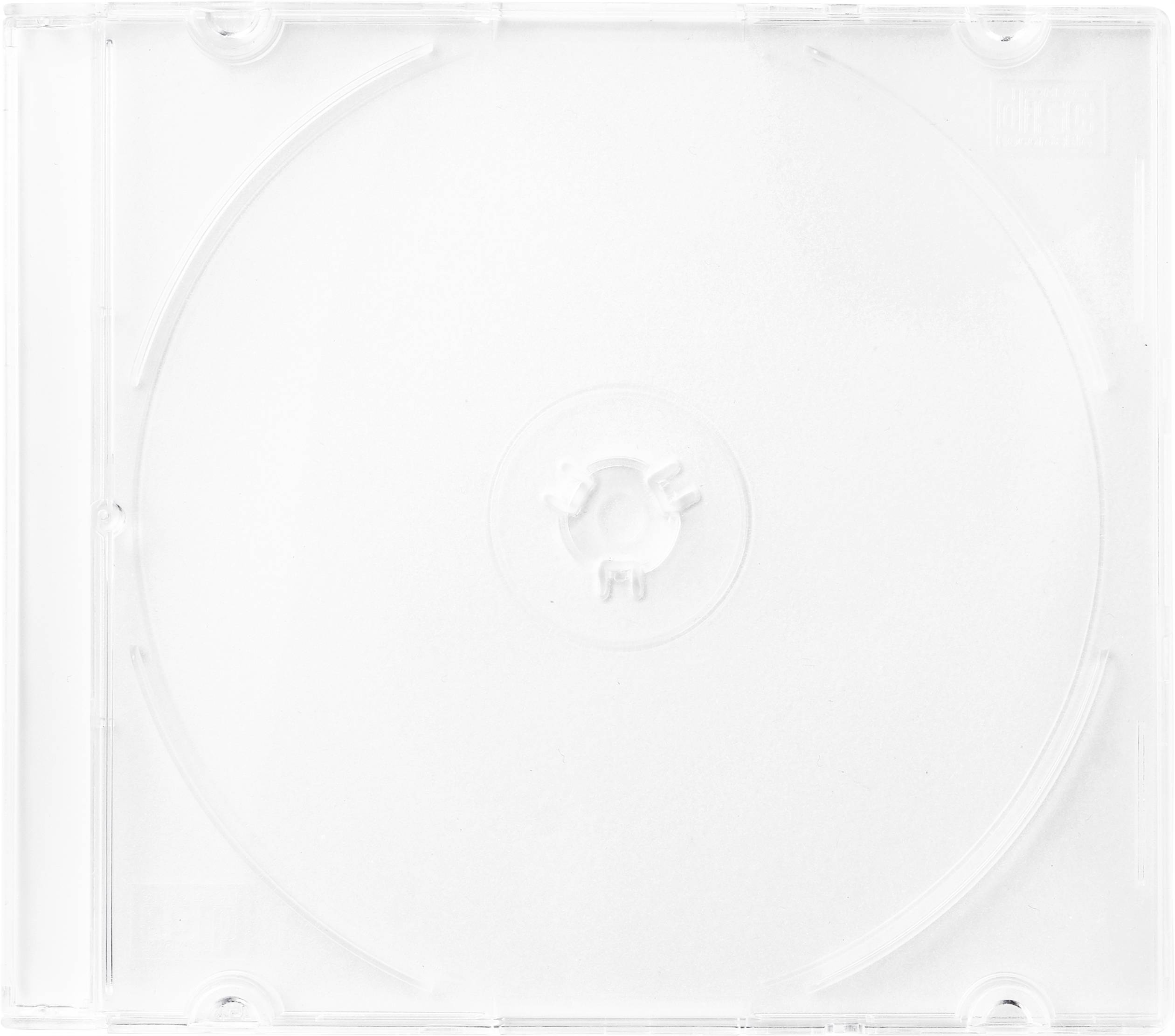 Basetech CD slimline jewel case BT-2268908 1 CD/DVD/Blu-Ray Transparent Acrylic 25 pc(s)-2