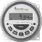 Digital timer with display, showing 'We 7:34', white-lilac casing. Function buttons for time, timer, day, hour, minute.