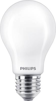 Baleinwalvis bestuurder lijden Philips Lighting 76327500 LED (monochrome) EEC D (A - G) E-27 Pear shape  10.5 W = 100 W Warm white (Ø x L) 6 cm x 10.4 c | Conrad.com