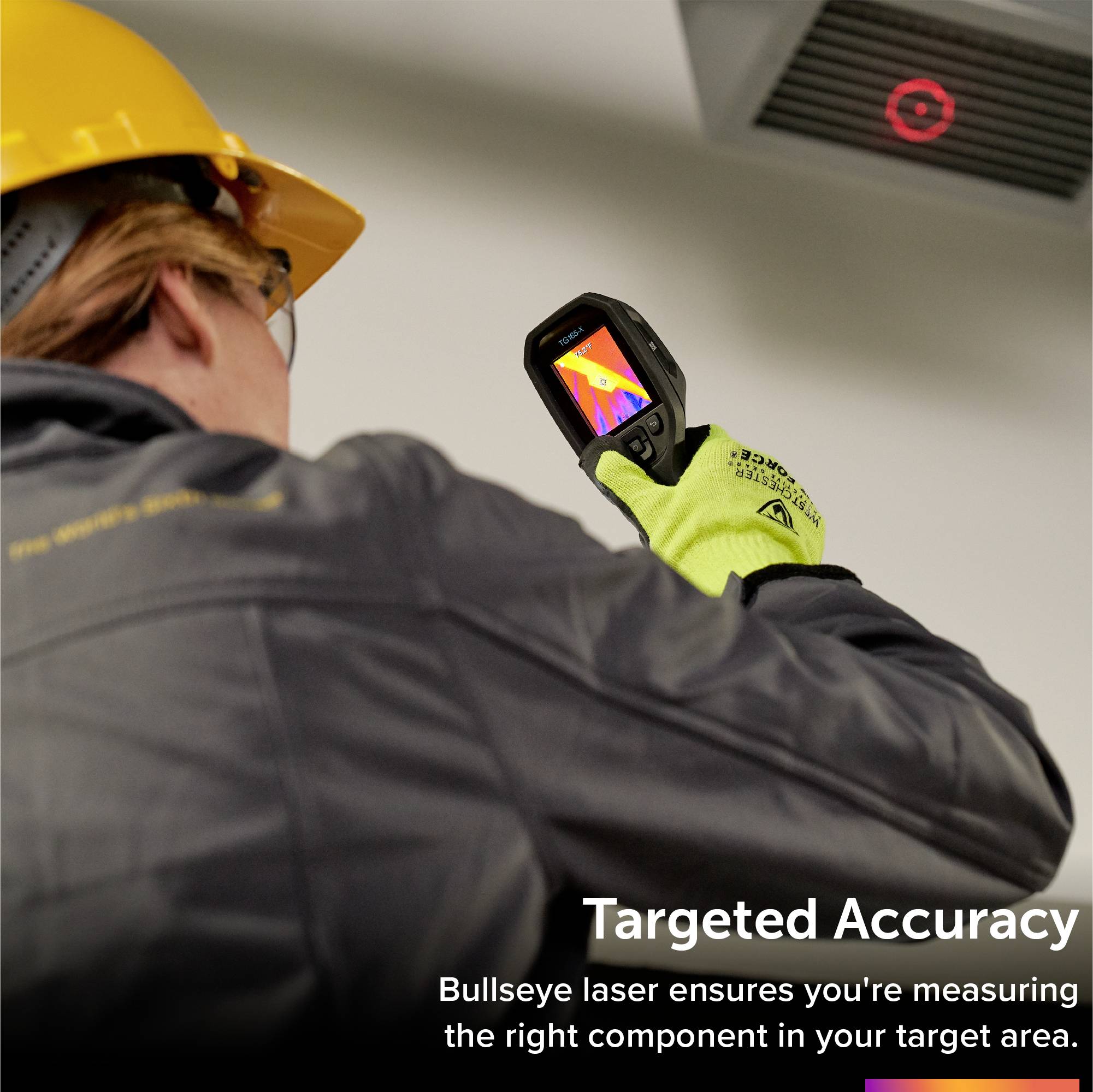 FLIR TG165-X MSX IR camera -25 up to +300 °C 80 x 60 Pixel 8.7 Hz MSX®, Built-in LED light, Built-in digital camera-4