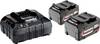 Metabo Basic-Set 2 x 4.0 Ah Charging station 685050000 incl. spare battery