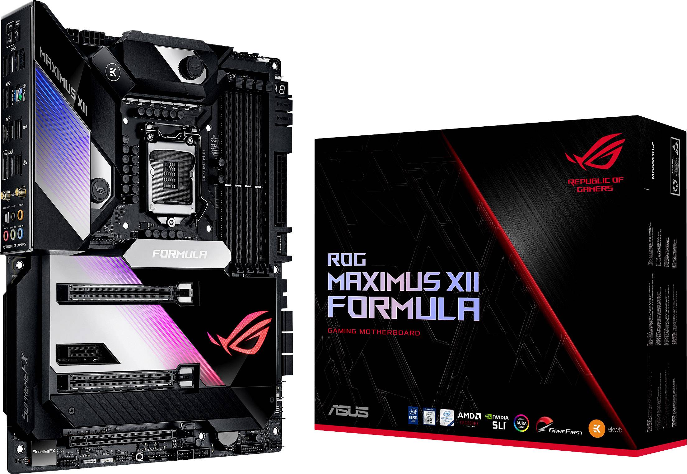 Asus ROG MAXIMUS XII FORMULA Motherboard PC base Intel® 1200 Form factor ATX Motherboard chipset Intel® Z490