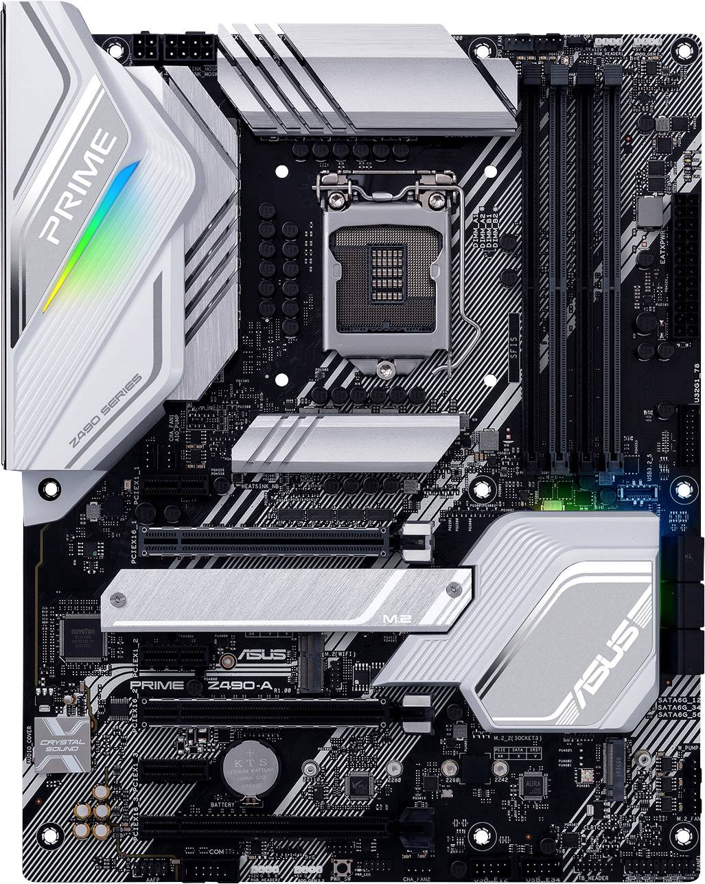 Asus PRIME Z490-A Motherboard PC base Intel® 1200 Form factor (details) ATX Motherboard chipset Intel® Z490-3