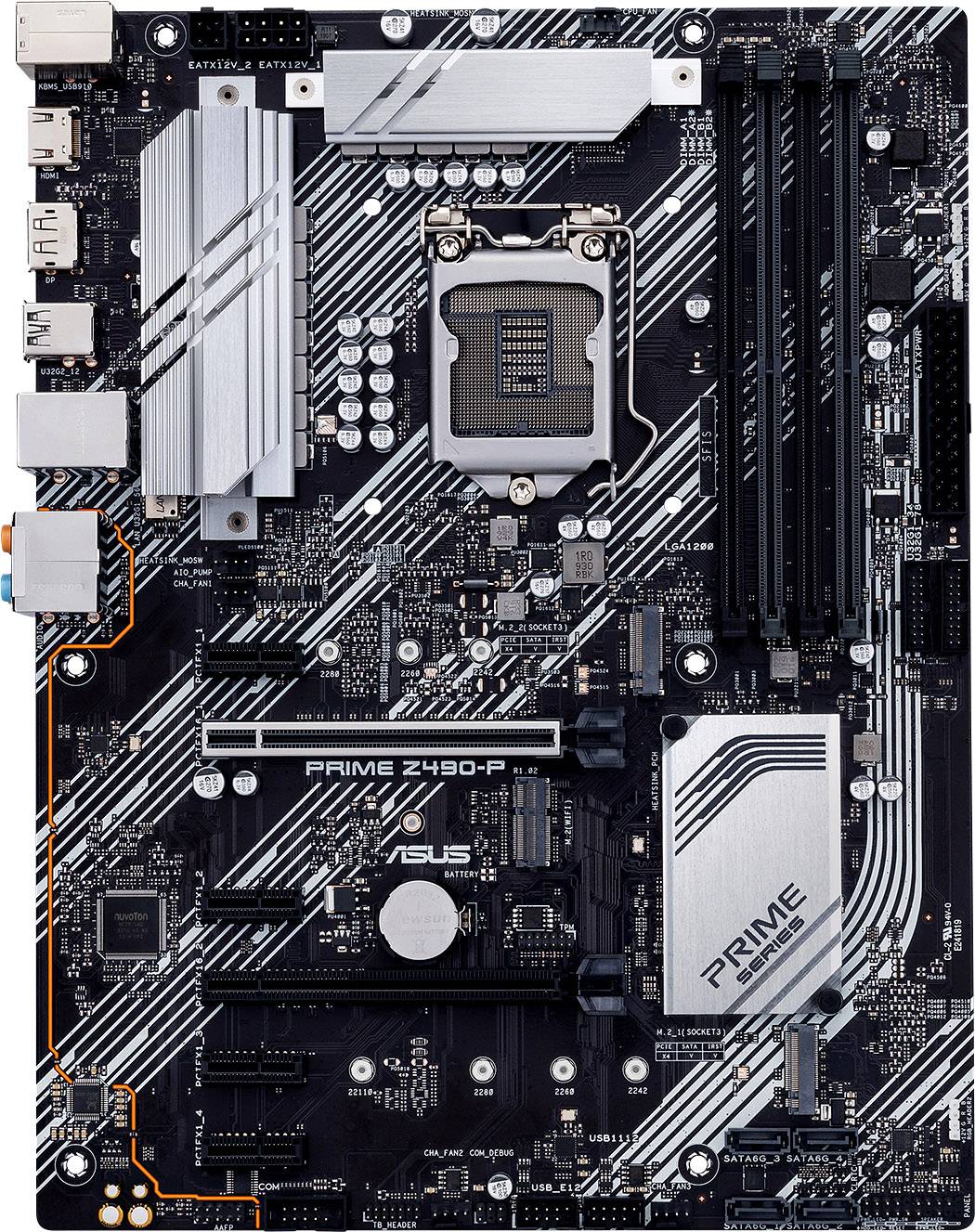 Asus PRIME Z490-P Motherboard PC base Intel® 1200 Form factor (details ...