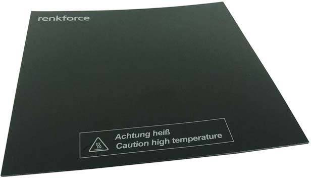 Renkforce Printing plate Suitable for (3D printer): Renkforce RF100 XL R2, Renkforce Pro 3, Renkforce Pro 6 RF-4538672