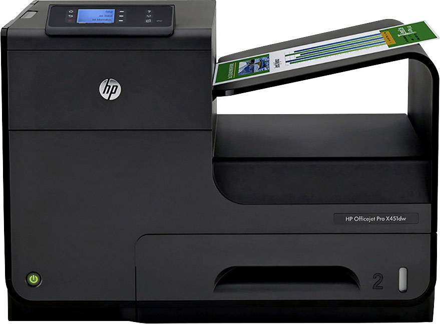 HP Officejet X451 Monochrom Monochrome inkjet printer Refurbished (very good) A4 1200 x 1200 dpi Print speed (black/white):55 pages/min