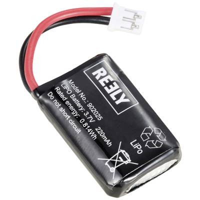 Reely Scale model  battery pack (LiPo) 3.7 V 220 mAh No. of cells: 1   Blade terminal