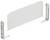 A horizontal grey component is mounted between two vertical supports. It is an assembly element.