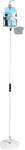 GRAVITY MS 23 DIS 01 W.Height-adjustable disinfectant stand with universal holder white