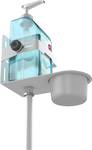 GRAVITY MS 23 DIS 01 W.Height-adjustable disinfectant stand with universal holder white