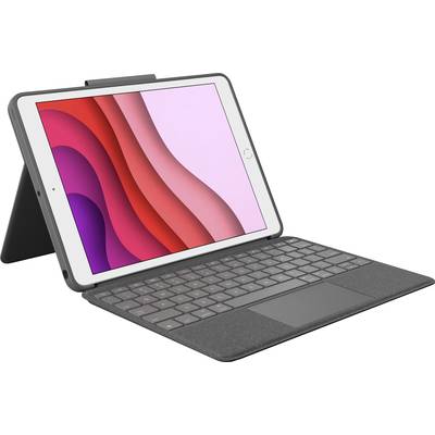Logitech Combo Touch Tablet PC keyboard and book cover Compatible with (tablet PC brand): Apple iPad (7th Gen), iPad (8t