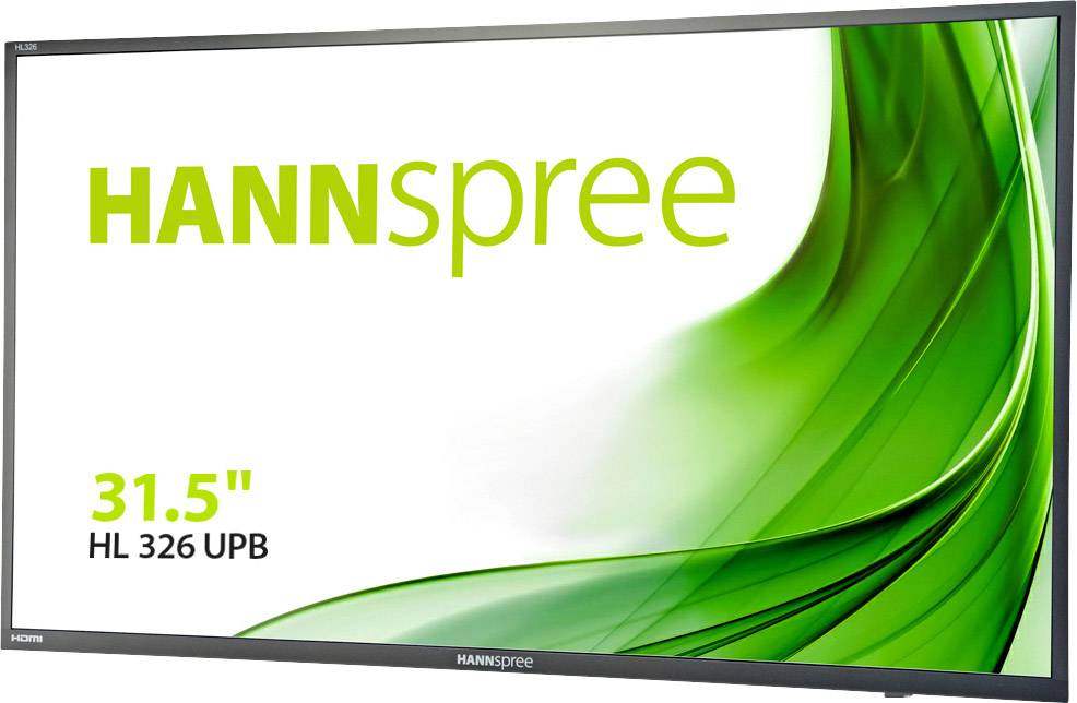Hannspree HL326UPB LCD 80 cm (31.5 inch) EEC A (A++ – E) 1920 x 1080 p Full HD 8 ms ADS LED