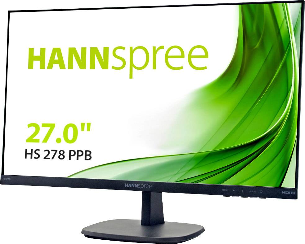 Hannspree HS278PPB LCD 68.6 cm (27 inch) EEC A+ (A++ – E) 1920 x 1080 p Full HD 5 ms PLS LED