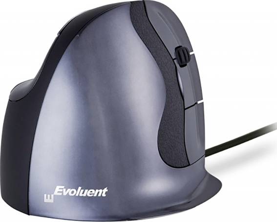 BakkerElkhuizen Evoluent D Mouse L Corded Wi-Fi mouse Ergonomic