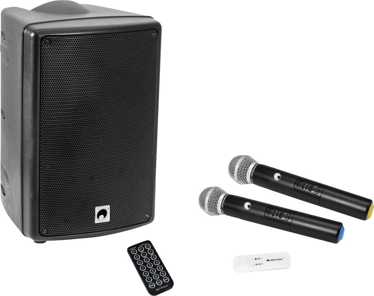 Buy Omnitronic WAMS-08BT + UWM-2HH Active PA speaker 1 Set | Conrad ...