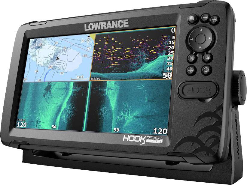 
Kaikuluotain-karttaplotteri Lowrance HOOK 9 HDI, sis. Lowrance® Tripleshot™ 3-in-1 -kaikuanturin  (9420064114665)