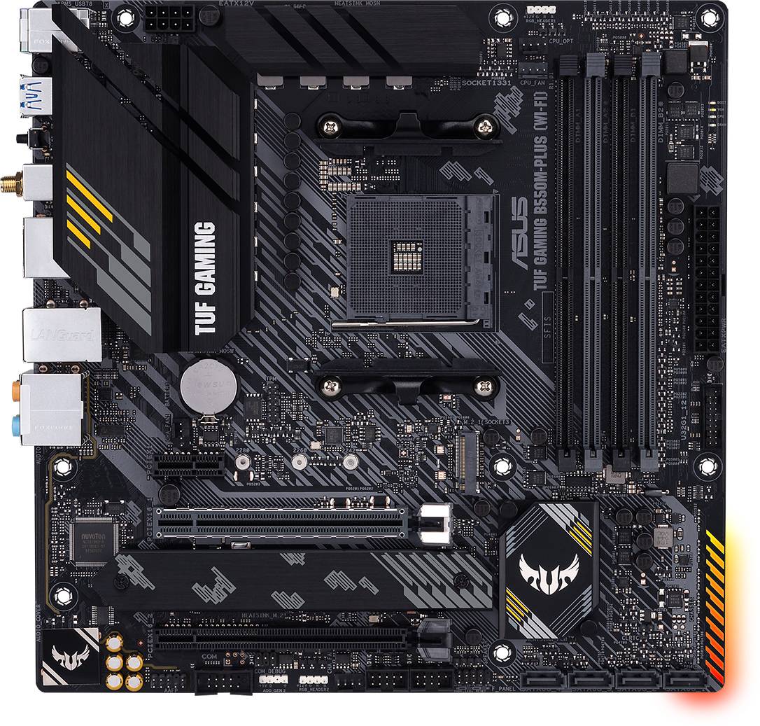 Asus Tuf Gaming B550m Plus Wi Fi Motherboard Pc Base Amd Am4 Form Factor Micro Atx Motherboard Chipset Amd B550 Conrad Com