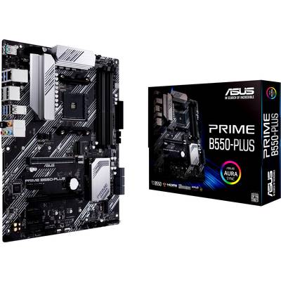 Asus PRIME B550-PLUS Motherboard PC base AMD AM4 Form factor (details) ATX Motherboard chipset AMD® B550