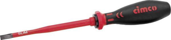 Cimco 117770 VDE Slotted screwdriver Blade width: 6.5 mm Blade length: 150 mm