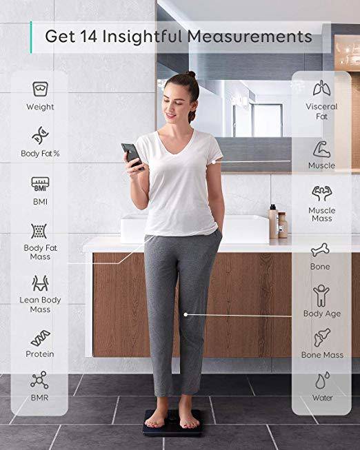 eufy Smart Scale P1 Smart bathroom scales Weight range=180 kg Black-4