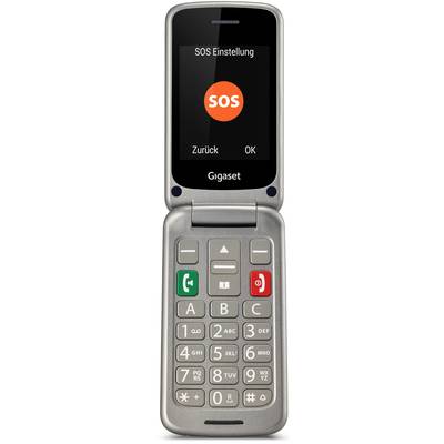 Gigaset GL590 Big button flip top mobile phone  Silver