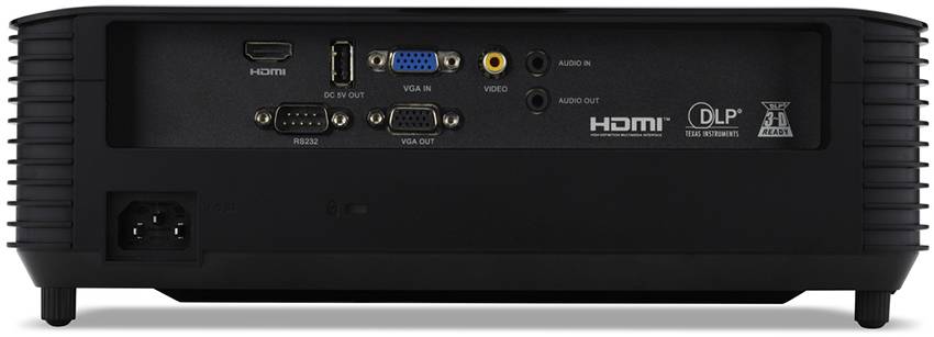 Acer Projector X1323WHP DLP 4000 lm 1280 x 800 WXGA Remote included, 3D ready-3