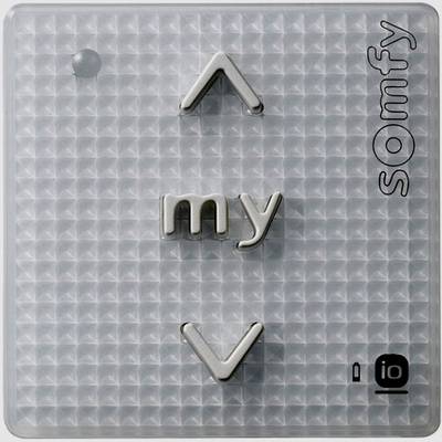 Interruptor de pared Somfy IO, 3 canales, negro Interruptor de pared Somfy IO, 3 canales, negro