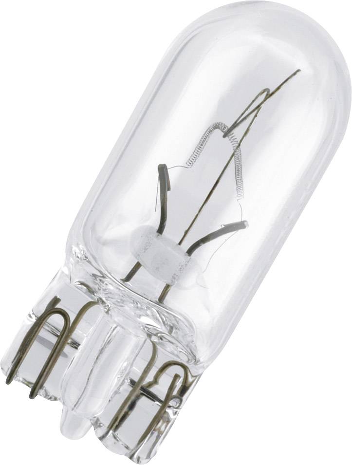 A clear light bulb with a visible filament inside, shown against a white background.