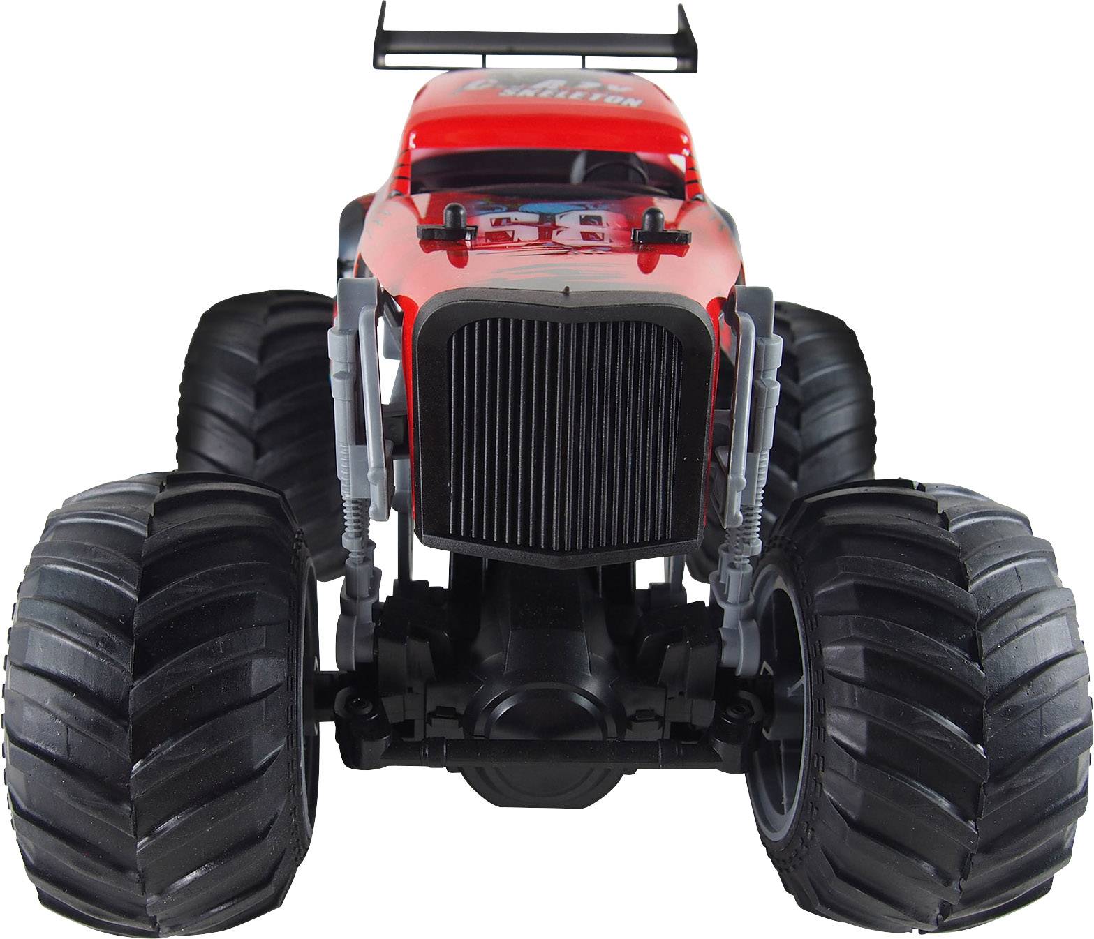 Amewi Crazy Hot Rod Black 1:16 RC model car for beginners Electric Monster truck 100% RtR 2,4 GHz Incl. batteries and ch-7