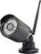'Security camera with night vision LEDs and antenna for wireless surveillance.'
