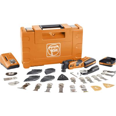 Fein Multimaster AMM 700 Max Top 7 129 34 61 00 0 Cordless multifunction tool incl. spare battery 64-piece 18 V 3 Ah No.-9